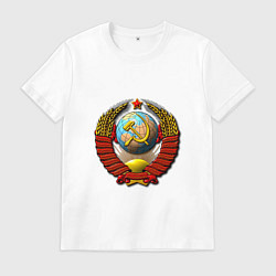 Мужская футболка Герб хорошей страны ссср