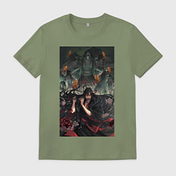 Футболка хлопковая мужская Усянь Вэй повелитель мертвых, цвет: авокадо
