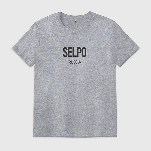 Мужская футболка Selpo / Меланж – фото 1