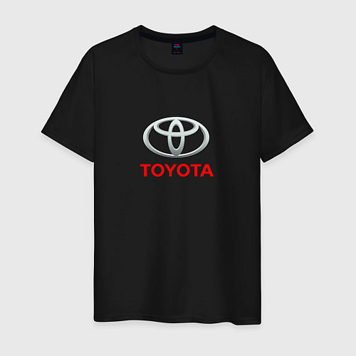 Мужская футболка Toyota brend auto / Черный – фото 1