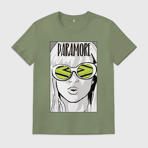 Мужская футболка Paramore - Hayley Williams / Авокадо – фото 1