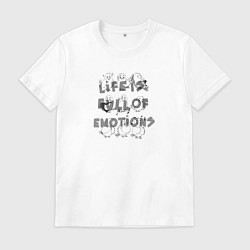 Мужская футболка Веселые и забавные птички