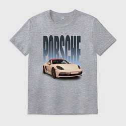 Мужская футболка Porsche 911 Turbo винтажный немецкий автомобиль