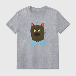 Мужская футболка Медведь с пчелой