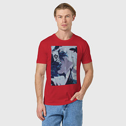 Футболка хлопковая мужская Ванитас целитель, цвет: красный — фото 2