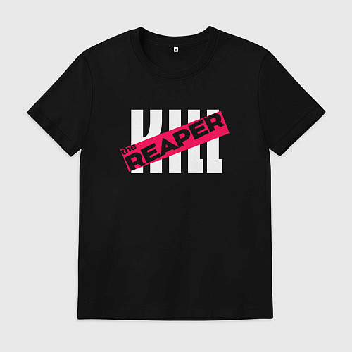 Мужская футболка Kill the Reaper - Black / Черный – фото 1