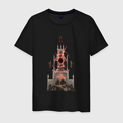Футболка хлопковая мужская Bloodborne - возродившийся, цвет: черный