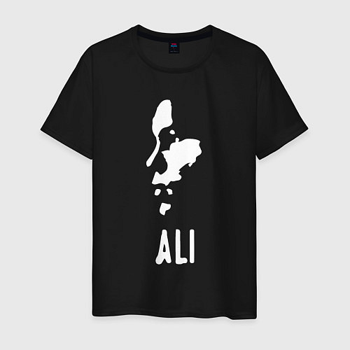 Мужская футболка Боксёр Али / Черный – фото 1