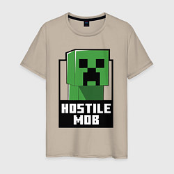 Мужская футболка Minecraft hostile mob