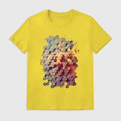 Мужская футболка Гексагон в цвете