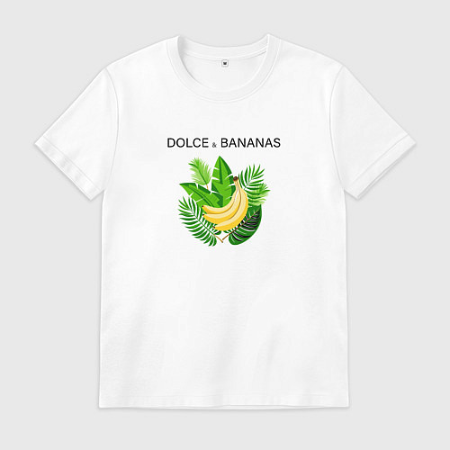 Мужская футболка Сладкие бананы / Белый – фото 1