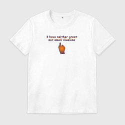 Мужская футболка No illusions