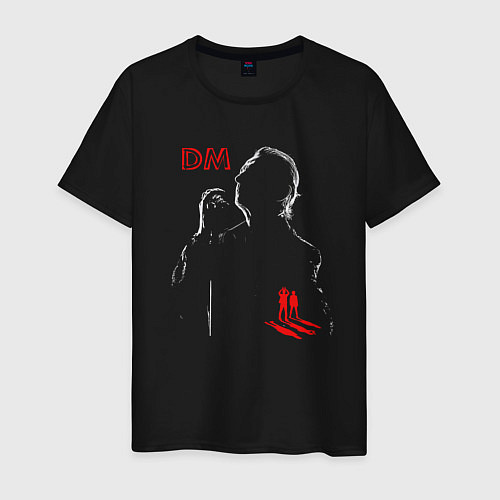 Мужская футболка Depeche Mode - Dave memento mori frontman / Черный – фото 1