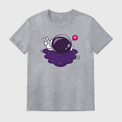 Мужская футболка Любовь из космоса - peace v