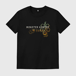 Мужская футболка Monster hunter wilds logo