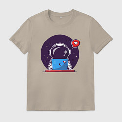 Мужская футболка Spaceman programmer