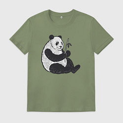 Мужская футболка Бамбуковая и бамбук