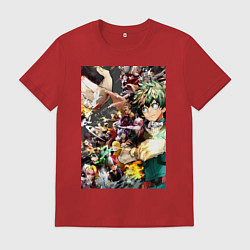 Мужская футболка Моя геройская академия Идзуку Мидория Отяко Урарак