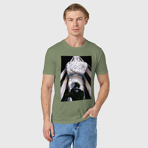 Мужская футболка Магическая битва Мэгуми Фусигуро холодный юноша / Авокадо – фото 3