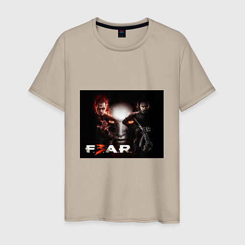 Мужская футболка Игра Fear главные герои / Миндальный – фото 1