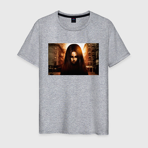 Мужская футболка Альма Вейд Fear 2 / Меланж – фото 1