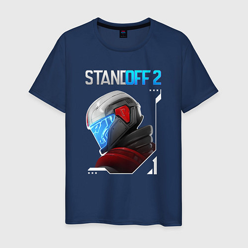 Мужская футболка Standoff 2 - Space dude / Тёмно-синий – фото 1