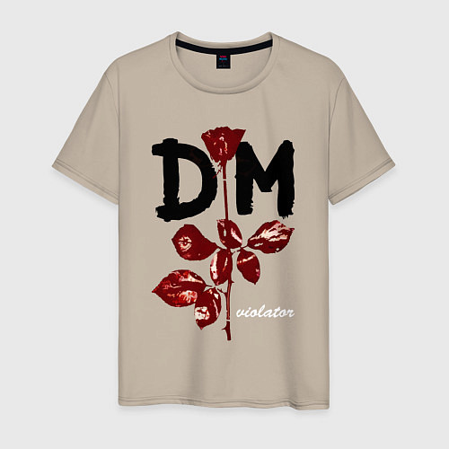 Мужская футболка Depeche mode - violator / Миндальный – фото 1