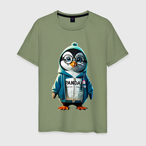Мужская футболка Мимимишный Пингвинчик / Авокадо – фото 1