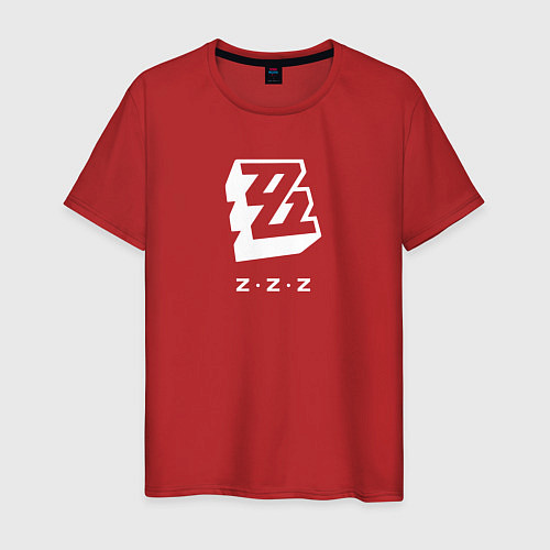 Мужская футболка Zenless Zone Zero logo / Красный – фото 1