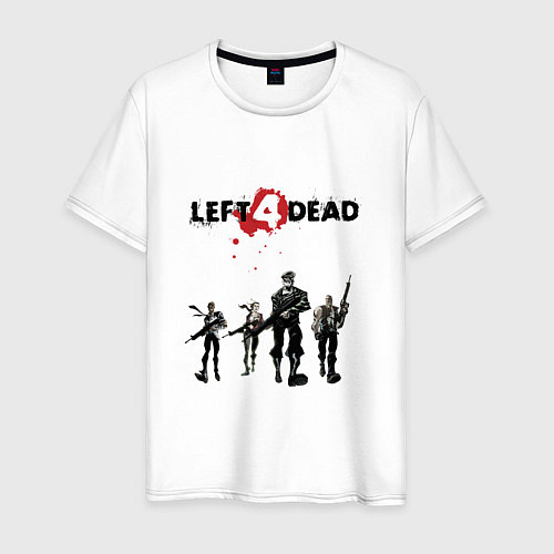 Мужская футболка Выжившие Left 4 Dead / Белый – фото 1