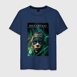 Футболка хлопковая мужская Senua - Game Hellblade, цвет: тёмно-синий
