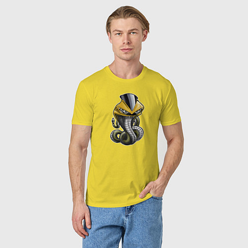 Мужская футболка Yamaha R6 Snake / Желтый – фото 3