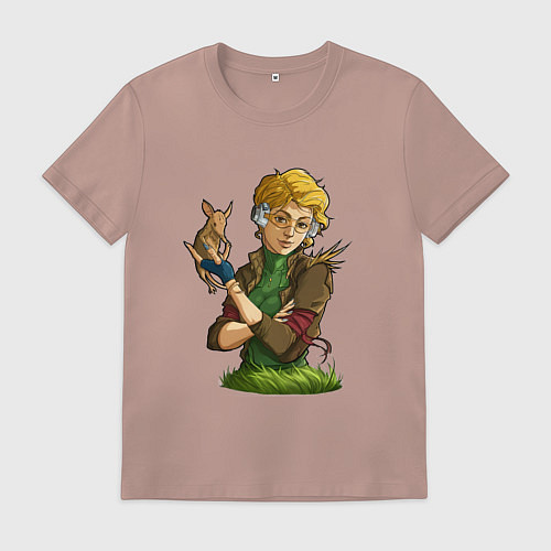 Мужская футболка Фиби - RimWorld / Пыльно-розовый – фото 1