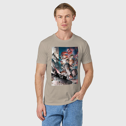 Мужская футболка Реинкарнация безработного Эрис Бореас Грейрат Орст / Миндальный – фото 3