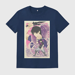 Мужская футболка Магическая битва Тодзи Фусигуро сильнейший