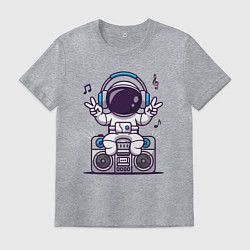 Мужская футболка Music spaceman