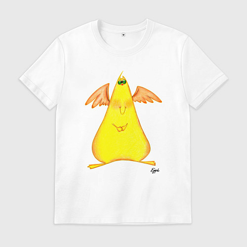 Мужская футболка Что-то с крылышками / Белый – фото 1