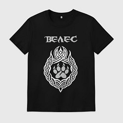 Мужская футболка Знак Велеса - лапа медведя