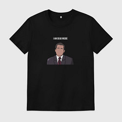 Мужская футболка I am dead inside Michael Scott - the office