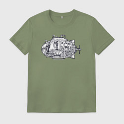 Мужская футболка Субмарина мой дом