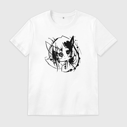 Мужская футболка Тёмное зеркало души / Белый – фото 1