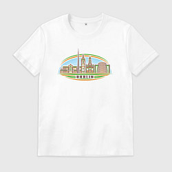 Мужская футболка Город Дублин