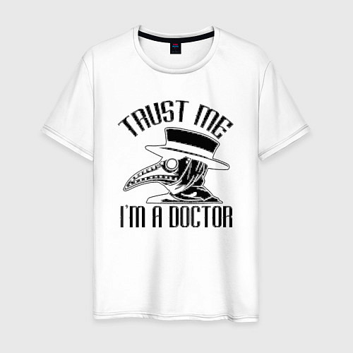 Мужская футболка Trust doctor / Белый – фото 1