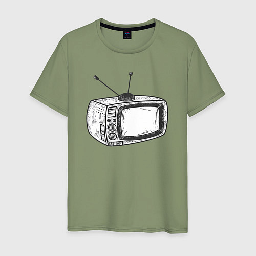 Мужская футболка Retro TV / Авокадо – фото 1