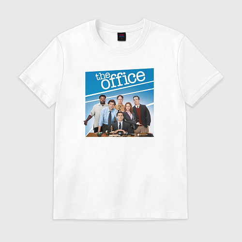 Мужская футболка The office poster / Белый – фото 1