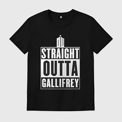 Мужская футболка Straight outta gallifrey