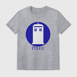 Мужская футболка Tardis police