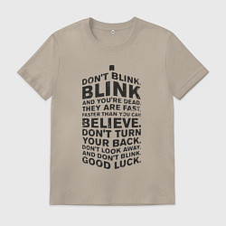 Мужская футболка Tardis - good luck