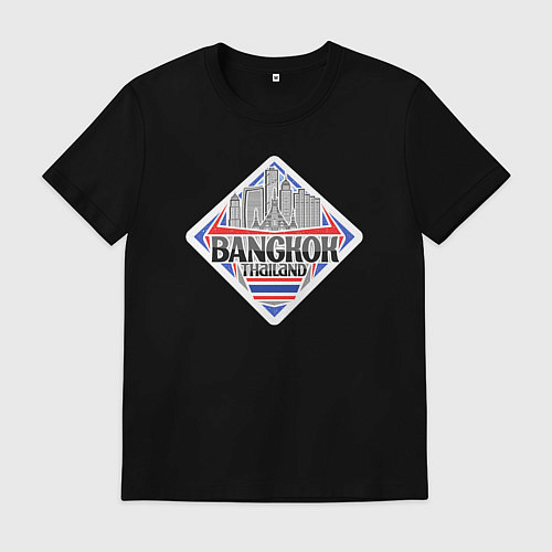Мужская футболка Таиланд - Бангкок / Черный – фото 1