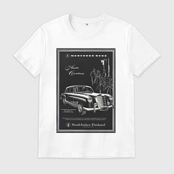 Мужская футболка Mercedes-benz ретро